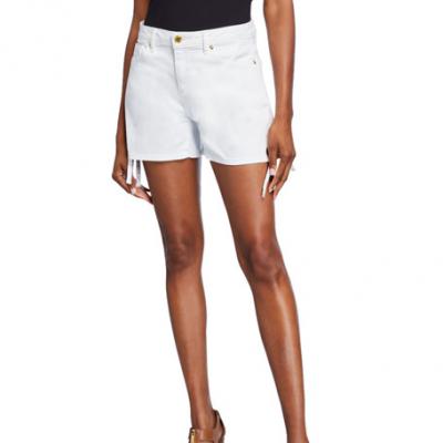 MICHAEL Michael Kors Side-Tie Jean Shorts