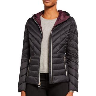 MICHAEL Michael Kors Hooded Packable Down Puffer Jacket