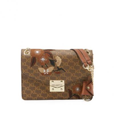 Karl Lagerfeld Paris Corinne Monogrammed Shoulder Bag