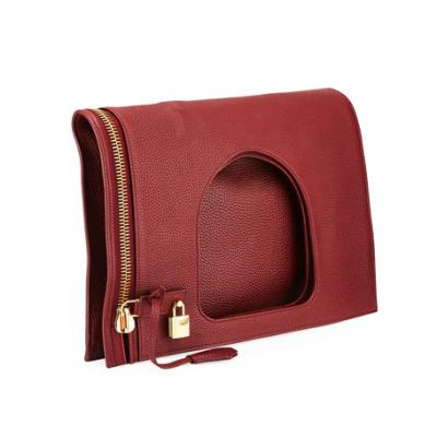 TOM FORD Alix Cutout Leather Shoulder Bag
