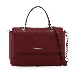 Karl Lagerfeld Paris Charlotte Quilted Leather Shoulder Bag