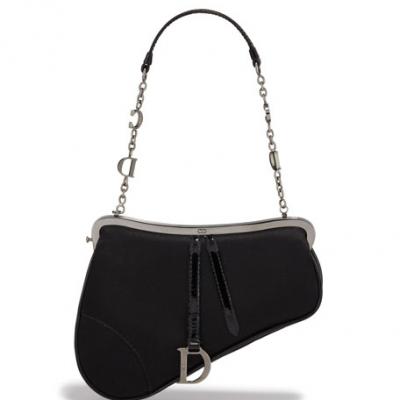 Dior Mini Satin Saddle Bag