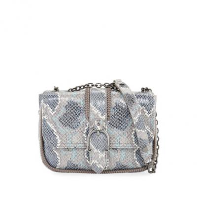 Longchamp Amazon Python Mini Crossbody Bag, Gray