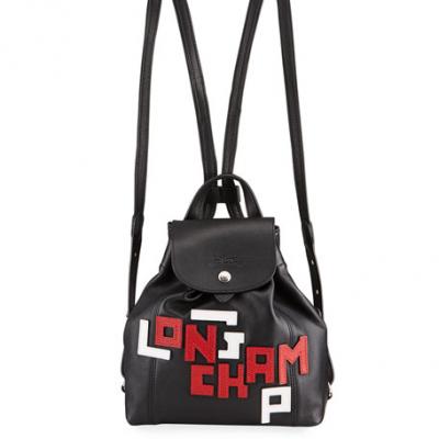 Longchamp Le Pliage LGP XS Leather Logo Backpack
