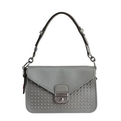 Longchamp Studded Smooth Leather Crossbody Bag