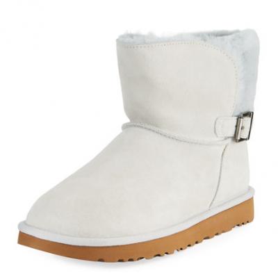 UGG Karel Buckle Suede Boots
