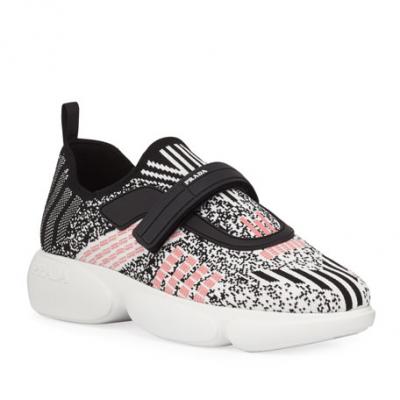 Prada Cloudbust Knit Logo Trainer Sneakers