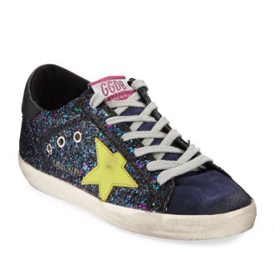 Golden Goose Superstar Glitter Low-Top Sneakers