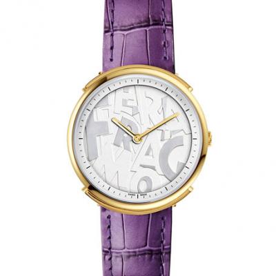 Salvatore Ferragamo Logomania 35mm Watch w/ Leather Strap