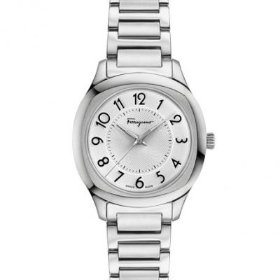 Salvatore Ferragamo 36mm Watch w/ H-Link Bracelet Strap