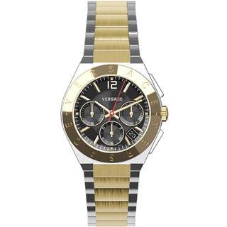 Versace Mens 41mm Landmark Chronograph Watch w/ Bracelet Strap, Multi