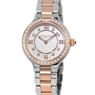 Frederique Constant Classic Delight Two-Tone Bracelet Watch w/ Diamonds