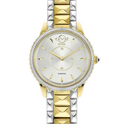 Gevril 38mm Siena Bracelet Watch, Two-Tone