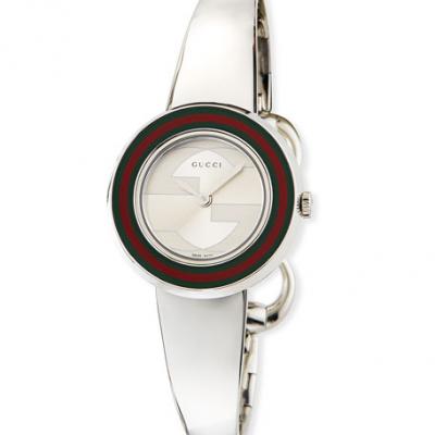 Gucci 27mm U-Play Stainless Steel Bangle Watch