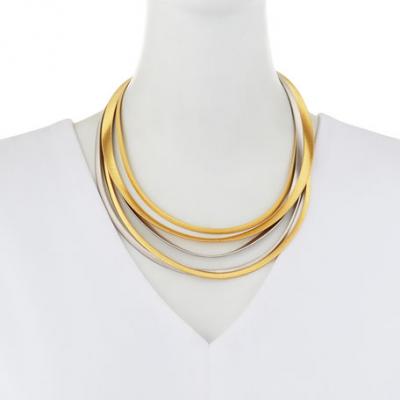Marco Bicego Masai 18k Yellow & White Gold 5-Strand Necklace