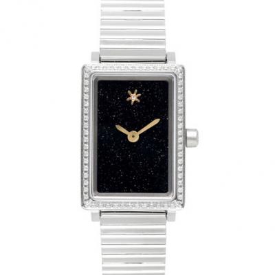 Gomelsky by Shinola Sandstone Stainless Steel Bracelet Watch with Diamonds