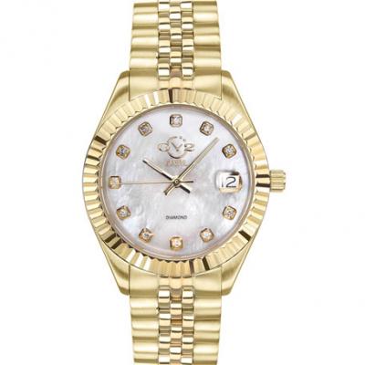 Gv2 Naples Diamond Swiss Watch, Gold