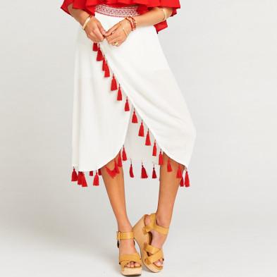 Show Me Your MuMu - Leilani Wrap Skirt ~ Diamond Head Embroidery