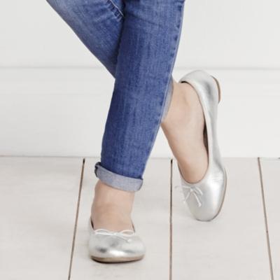Leather Ballet Shoes - The White Company UK