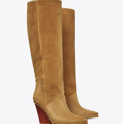 Lila Heeled Tall Boot: Alca  Tory Burch UK