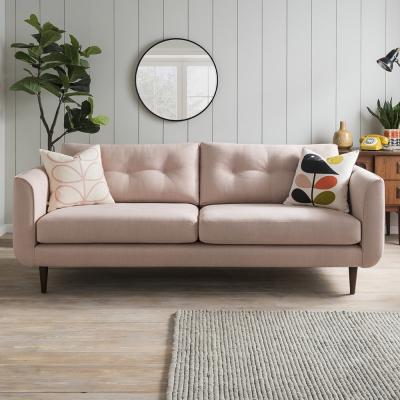 Orla Kiely Linden Three Seater Sofa - Tolka Rose