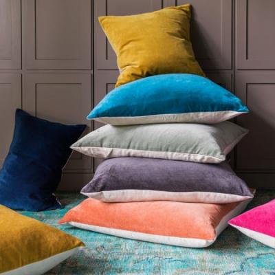 Graham & Green - Velvet & Linen Backed Cushions