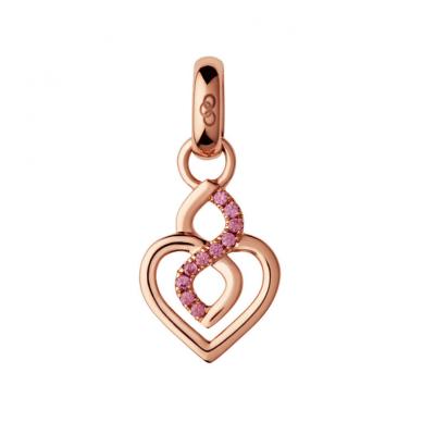 18K Rose Gold & Rhodolite Garnet Infinite Love Charm Links of London
