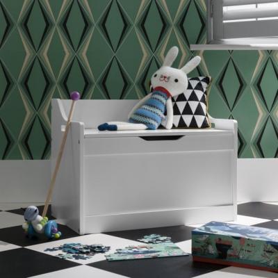 Lola White Toy Box Toy Storage Organiser Noa & Nani