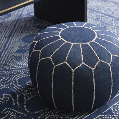 Moroccan Denim Pouf - Serena & Lily
