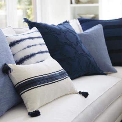 Addie Stripe Tassel Pillow Cover - Serena & Lily