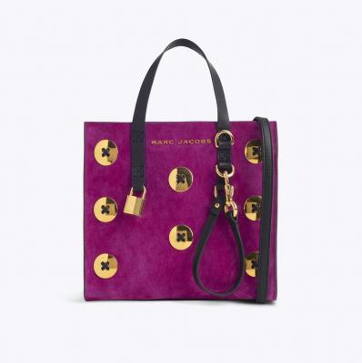 Suede Mini Grind Tote Bag Marc Jacobs 