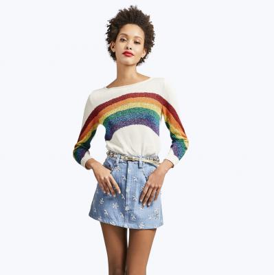 Rainbow Boat Neck Sweater - Marc Jacobs