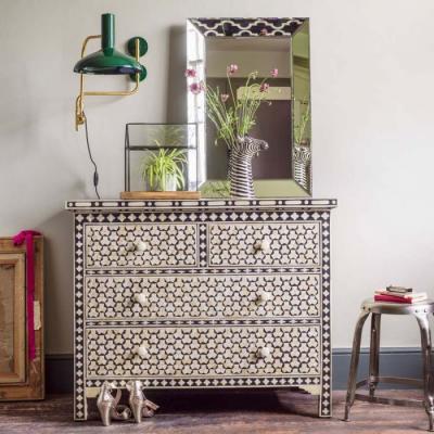 Beaumont Bone Inlay Chest Of Drawers Graham & Green