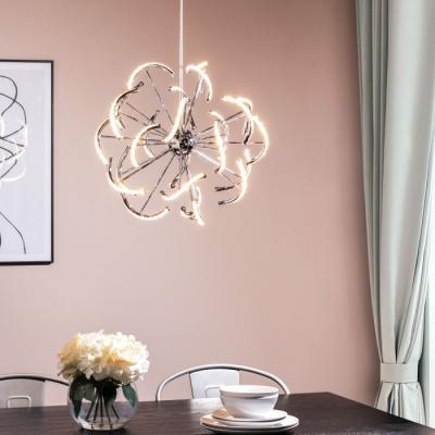 Mae LED Ceiling Pendant, Chrome BHS