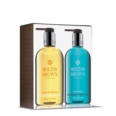 Lemon & Mandarin and Blue Maquis Fine Liquid Hand Wash Set Molton Brown® UK