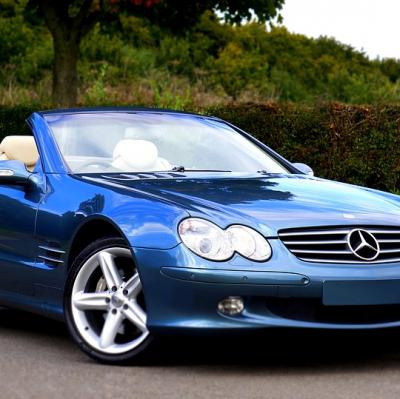 Mercedes SL500 convertible