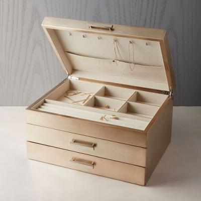 Mid-Century Jewelry Box - Grand (Champagne Lacquer) west elm