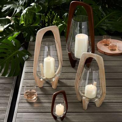 Mid-Century Lanterns - Whitewashed west elm