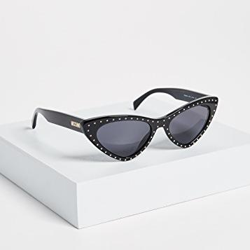 Moschino Pointed Cat Eye Sunglasses