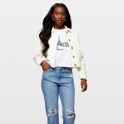 Cream Cord Shacket Miss Selfridge