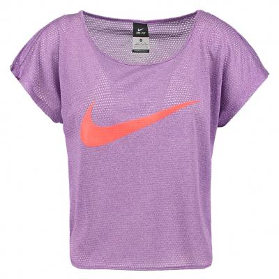Nike Performance CITY COOL - Print T-shirt - cosmic purple/bright crimson/reflective silver