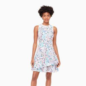 daisy garden poplin dress