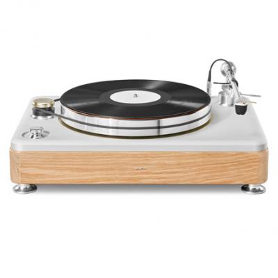 Shinola The Runwell White Oak Wood Turntable, Silver/Oak