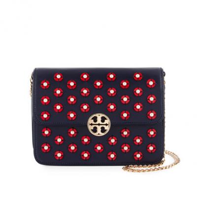 Tory Burch Duet Embellished Convertible Chain Shoulder Bag