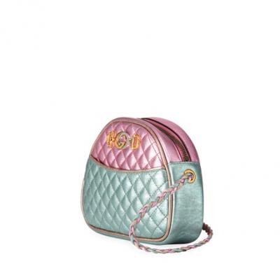 Gucci Mini Quilted Metallic Leather Crossbody Bag