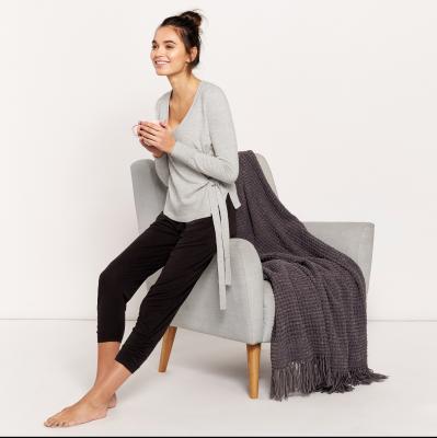 Knitted ballet wrap top Oasis