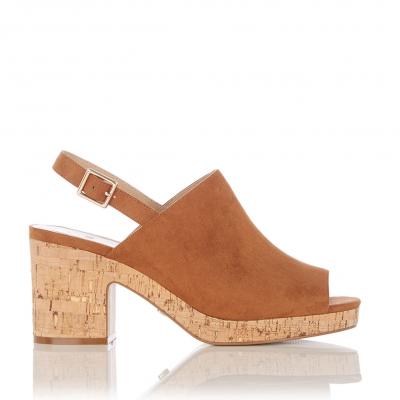 BEATRIX BLOCK HEEL PEEPTOE Oasis