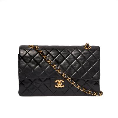 Chanel Black Lambskin 2.55, 10”