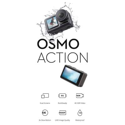 DJI Osmo Action Dual-Screen 4K HDR Waterproof Action Camera