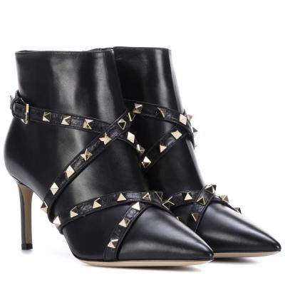 Valentino Garavani leather ankle boots